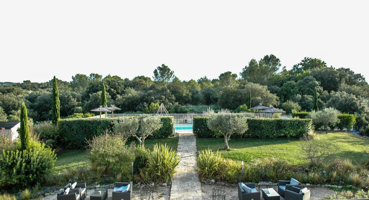 Hotel Restaurant Le Gardon - Pont Du Gard Collias Eksteriør billede