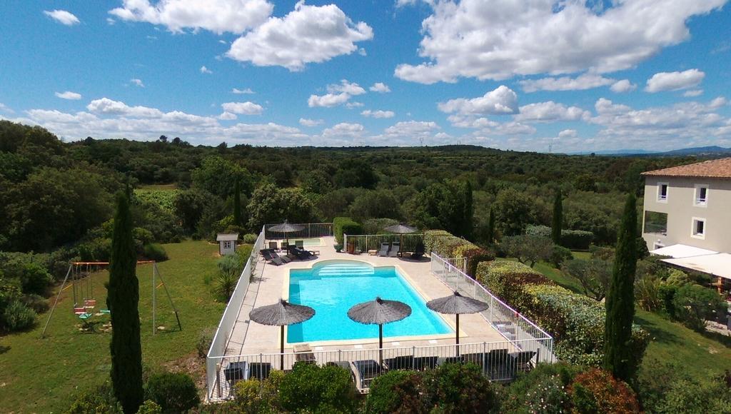 Hotel Restaurant Le Gardon - Pont Du Gard Collias Eksteriør billede